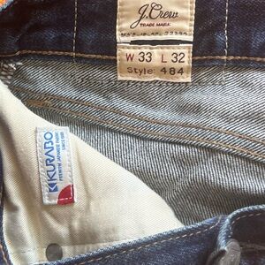 J. Crew Men's Dark Blue Slim Straight Jeans